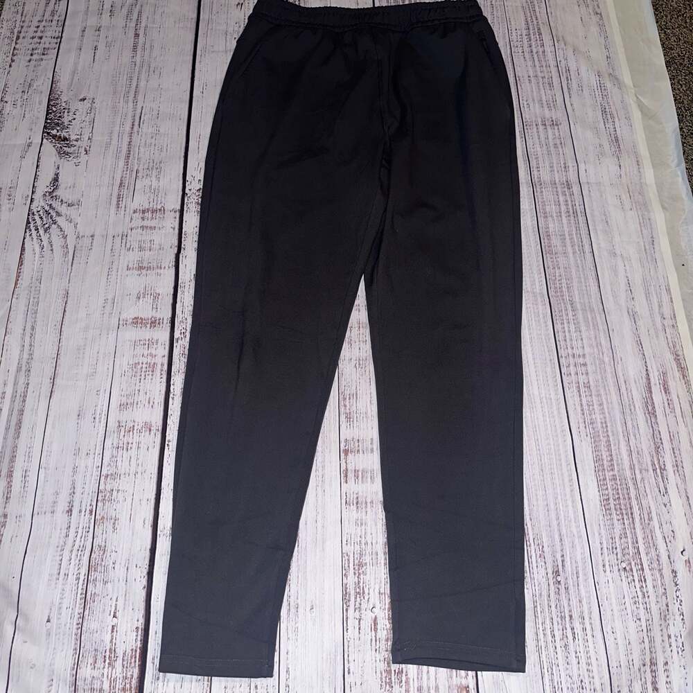 Parisdiary Women's Black Performance Stretch Joggers Size Small